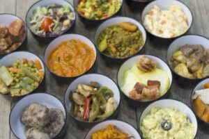 Tarrinas individuales para catering corporativo de La Cucharona